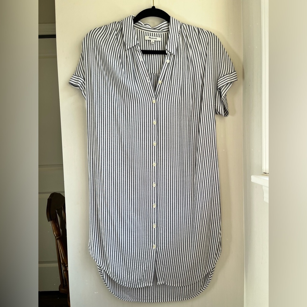 Madewell shirt dress small women